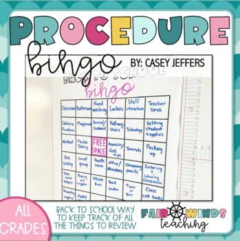 Back to School Procedure BINGO (Editable - Multiple Templates) Back To School 5th Grade, Small Classroom, School Procedures, Classroom Routines And Procedures, Free Bingo Cards, Teaching Classroom Management, Classroom Goals, Bingo Template, First Week Of School Ideas