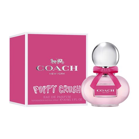 Coach Poppy Crush Eau De Parfum Vaporisateur/Natural Spray, 1 Oz, Color: Poppy Crush - JCPenney Cucumber Flower, Coach Perfume, Coach Fragrance, Bathroom Pantry, Coach Floral, Unicorn Ornaments, Rose Fragrance, Coach Poppy, Coach New York