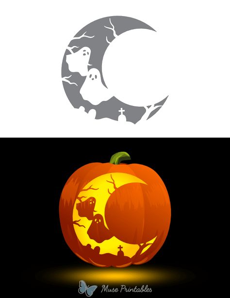 Cute Easy Pumpkin Carving Ideas Funny, Bat Pumpkin Carving Stencils, Simple Pumpkin Carving Templates, Pumpkin Patterns Carving, Moon Pumpkin Carving, Halloween Pumpkins Carvings Designs, Pumpkin Carving Stencils Templates, Moon Pumpkin, Pumpkin Stencils Free