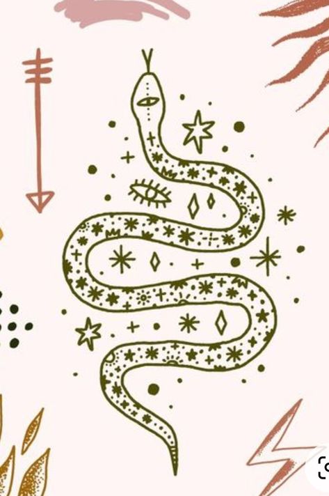 Southwestern Tattoo, Snake Doodle, Snake Illustration, Embroidery Workshop, Snake Tattoo, Illustration Inspiration, Snakes, Body Painting, Ceramic Art