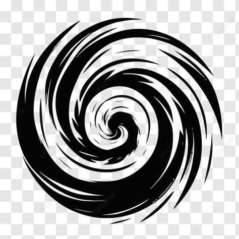 black and white spiral swirl design icon or illustration vector Spiral Shape Design, Spiral Aesthetic, Camp Carnival, Black And White Spiral, Black Icon, Spiral Shape, Frame Png, Spiral Pattern, Logo Creation