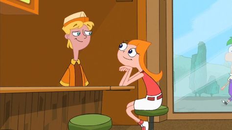 Candace And Jeremy, Candace Flynn, Phineas E Ferb, Phineas Y Ferb, So Me, Disney Xd, Phineas And Ferb, Disney Aesthetic, Cartoon Memes