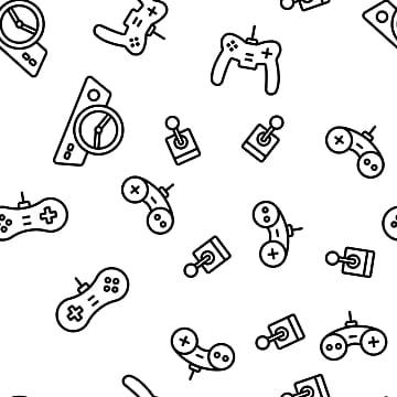 Gaming Drawing, Pc Drawing, Console Modern, Video Game Pattern, Joy Stick, Gadget Accessories, Pictogram Design, Technology Vector, Sea Drawing