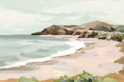 Beach Prints Wall Art, Inspo For Painting, Painting 2023, Beach Prints, Bodega Bay, Artfully Walls, Artist Wall, Sea Side, Things To Paint