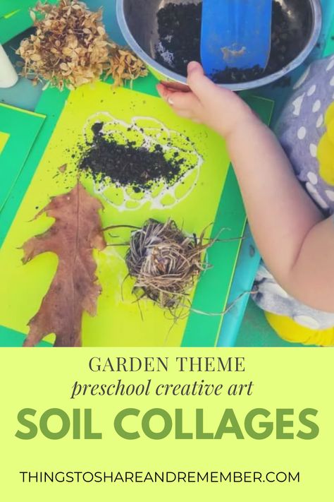 Soil Preschool Activities, Soil Kindergarten Activities, Soil Activities For Preschool, Garden Theme For Preschool, Preschool Gardening Theme, Garden Lesson Plans For Preschool, Plant Art Preschool, Gardening Theme For Preschool, Soil Activities For Kids