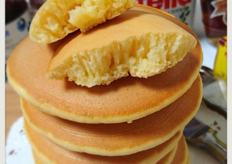 Dorayaki Recipe, Resep Pancake, Simple Pancake, Resep Cake, Pancakes Easy, Food Diy, Diy Food, Pancakes, Dough