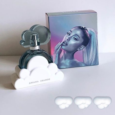 Ariana Grande's Cloud Perfume Is a ... Ariana Grande Cloud Perfume, Cloud Perfume, Koleksi Makeup, Ariana Perfume, Ariana Grande Perfume, Bday List, Fragrance Packaging, Perfume Reviews, Victoria Secret Perfume