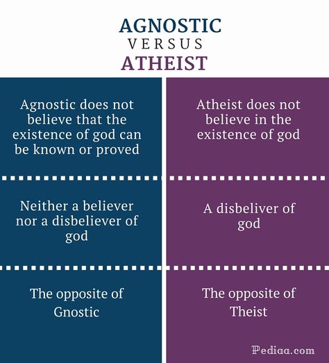 Difference Between Agnostic and Atheist | Definition, Types, Belief, etc. Agnostic Beliefs, Philosophy Theories, Psychology Notes, Existence Of God, Confusing Words, God Can, English Writing Skills, What Is The Difference Between, English Writing