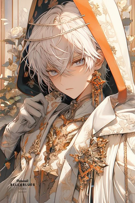 #RulerOfStyle #CommandingPresence #StylishRuler #Fashionista Description: Witness the ruler of style with his commanding presence and the allure of male fashion royalty. Royalty Anime Art, White Haired Boy Art, Royalty Anime, Royal Anime, Anime Royalty, Anime Demon Boy, Dark Anime Guys, Cartoon Boy, Cute Anime Chibi