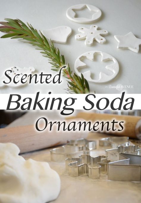 Baking Soda Ornaments, Baking Soda Dough, Salt Dough Christmas Ornaments, Clay Christmas Decorations, Homemade Clay, Dough Ornaments, Christmas Ornaments Homemade, 3d Christmas, Christmas Ornament Crafts