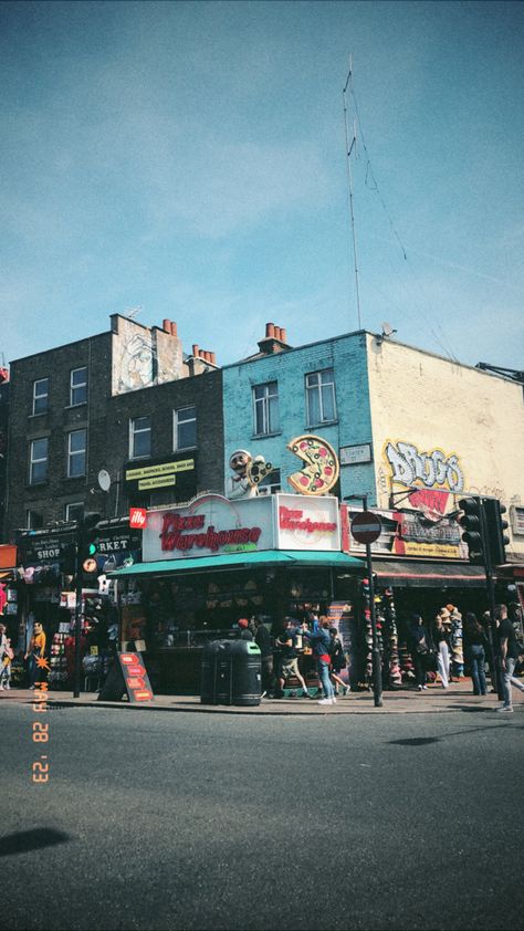 Camden Town, London, Collage, Pins