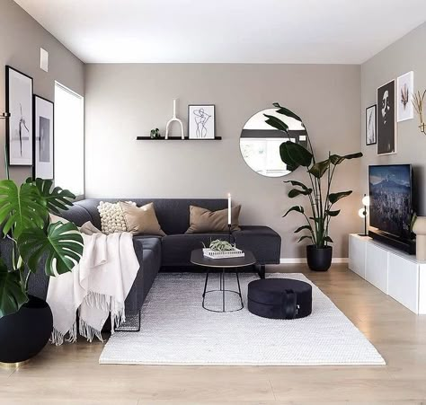 Simple Living Room Decor, Living Room Decor Gray, Apartment Living Room Design, Simple Living Room, Small Living Room Decor, Living Room Decor Cozy, Home Design Living Room, Apartment Decor Inspiration, Living Room Decor Modern