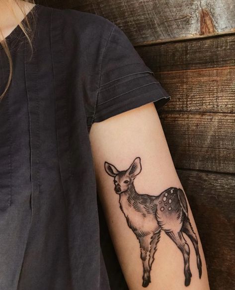 Fawn Tattoo, Deer, Tattoos