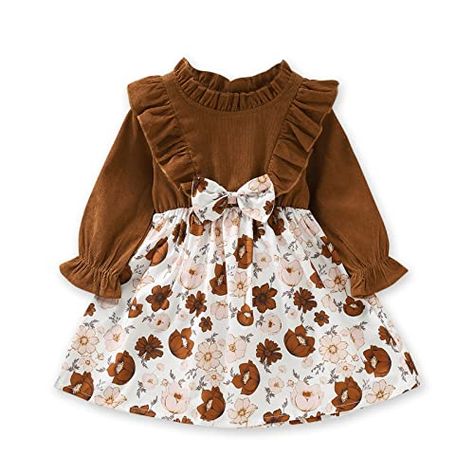 Photo Shoot Outfit Ideas, Brown Long Sleeve Dress, Shoot Outfit Ideas, Woman Costumes, Thanksgiving Clothes, Bowknot Dress, Thanksgiving Dress, Kid Outfits