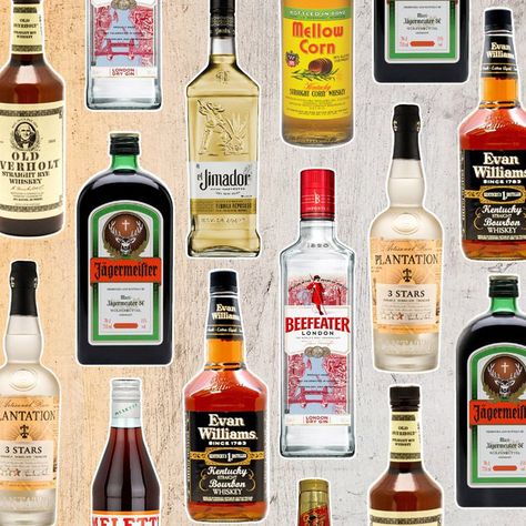 Cheap bottles of alcohol are typically under $30, yet don't sacrifice quality. We asked bartenders their top picks, including whiskeys, rums and vodkas. Cheap Alcoholic Drinks, Cheap Liquor, Best Rye Whiskey, Liquor List, Pear Brandy, Wheated Bourbon, Liquor Shots, Best Tequila, Best Bourbons