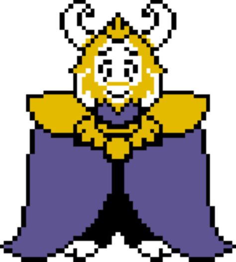 Undertale Asgore by UndertaleFanMerch UndertaleFanMerch Undertale Asgore, Undertale Toriel, Asgore Undertale, Santa Claus Outfit, Video Game Sprites, Ipad Snap, Kandi Patterns, Undertale Funny, Minecraft Pixel Art