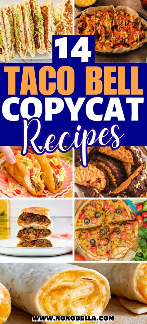 Taco Bell Crispy Chicken Taco, Copycat Taco Bell Rice, Taco Bell Gorditas Recipe Mexican, Taco Bell Pizza Copycat, Copycat Cantina Chicken Taco Bell, Double Decker Taco Bell, Copycat Taco Bell Taco Seasoning, Taco Casa Chilada Recipe, Taco Bell Cantina Bowl