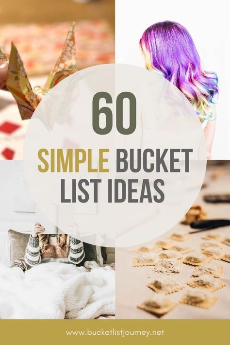 Simple Bucket List Ideas that are Cheap (or Completely Free!) Life List Things To Do, Free Bucket List Ideas, Small Bucket List Ideas, Realistic Bucket List Ideas, Cheap Bucket List Ideas, Easy Bucket List Ideas, How To Make A Bucket List, Bucket List Ideas 2024, 2024 Bucket List