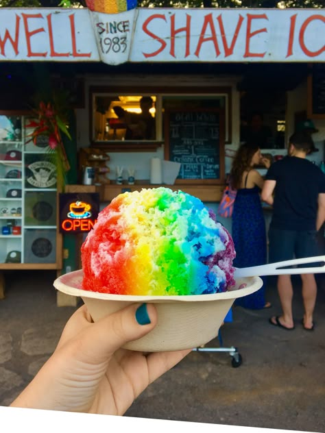 Snowie Shaved Ice, Hawaii Shaved Ice, Shaved Ice Aesthetic, Shaved Ice Cream, Shave Ice Hawaii, Ice Cream Car, Happy Ice, Cotton Candy Cakes, Hawaiian Shaved Ice