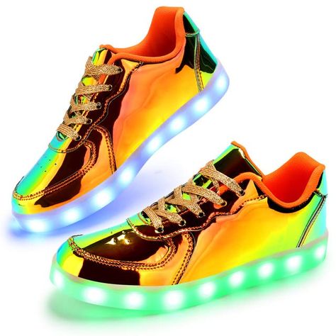 Padgene Women's Men's LED Lights Up Shoes Unisex Luminous Flashing Trainers USB Charging Lace Up Couples Dancing Shoes Couples Dancing, Led Shoes, Light Up Shoes, Dancing Shoes, Trainers Fashion, Glitter Shoes, Couple Dancing, Unisex Shoes, Athletic Fashion