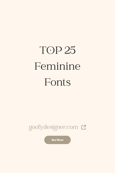 Find out the best feminine fonts out there. Check out my article where you’ll find amazing font inspiration for feminine fonts. #fonts #fontideas #fontinspiration #bestfonts #femininefonts Tattoo Fonts Feminine, Dainty Fonts, Fonts For Logos Branding, Feminine Fonts For Tattoos, Free Font Pairings, Best Fonts, Free Feminine Fonts, Feminine Font, Script And Serif Font Pairing