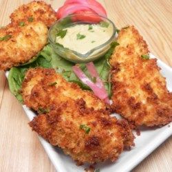 Crumbed Chicken Tenderloins (Air Fried)  #AllrecipesFaceless #MyAllrecipes #AllrecipesAllstars Crumbed Chicken, Fried Pork Tenderloin, Chicken Tenderloin, Air Fryer Oven Recipes, Australia Food, Chicken Tenderloins, Air Fry Recipes, Pasta Primavera, Air Fried Chicken