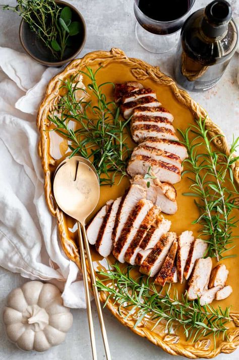 Turkey Tenderloin Recipes, Easy Pork Tenderloin, Squash Risotto, Turkey Tenderloin, High Protein Dinner, Butternut Squash Risotto, Easy Turkey, Whole Turkey, Food Substitutions