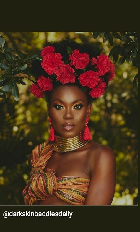 Cuban Makeup, Afro Hair Accessories, Cool Hair Designs, Kids Fathers Day Crafts, Colorful Eye Makeup, Model Inspo, Black Femininity, Creative Makeup Looks, Natural Hair Styles Easy