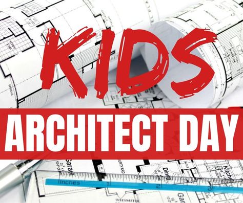 Kids Architect for a Day Projects Architecture Activities, High School Architecture, Architecture For Kids, Fun Architecture, Architect Career, Calculate Area, Used Legos, Career Day, Area And Perimeter