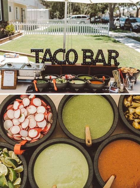 Taco Bar Display Wedding Reception, Gender Reveal Taco Bar, Baby Fiesta Party, Taquiza Mexicana Ideas, Comidas Para Baby Shower Ideas, Taco Bout A Baby Gender Reveal, Baby Shower Taco Bar, Taco Baby Shower Ideas, Taco Bout A Baby Shower Ideas