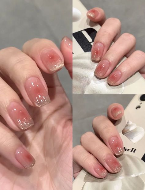 xiaohongshu nails douyin nails chinese nails chinese nail art asian nail art aesthetic inspo cute Short Chinese Nails Designs, Douyin Nails On Brown Skin, Douyin Nails Square, Chinese Nail Art Douyin, Chinese Nails Douyin, Short Chinese Nails, Short Douyin Nail, Nail Art Asian, Douyin Nails Short