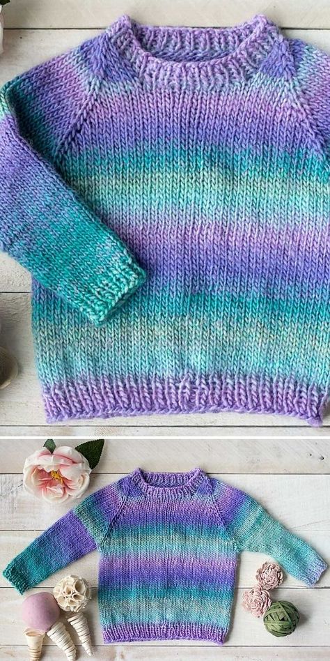 Baby Jumper Pattern, Free Baby Sweater Knitting Patterns, Pullover Sweaters Pattern, Kids Sweater Pattern, Easy Sweater Knitting Patterns, Baby Cardigan Knitting Pattern Free, Crochet Pullover, Crochet Baby Sweaters, Kids Knitting Patterns