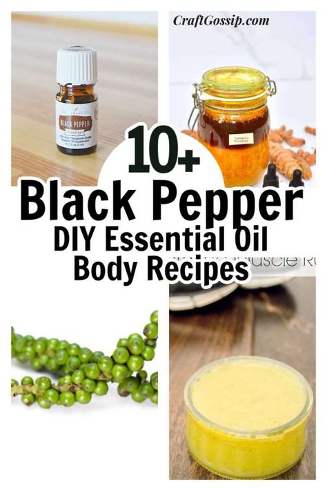 This roundup is all about Black Pepper Essential oil I recently started creating roundups that used the same oil rather than a style of DIY. Why? I was getting into the bad habit of buying an Essential oil for … Read More... Nutmeg Essential Oil, Turmeric Black Pepper, Black Pepper Essential Oil, Black Pepper Oil, Essential Oil Combinations, Body Butters Recipe, Lip Balm Recipes, Essential Oil Blends Recipes, Essential Oil Benefits