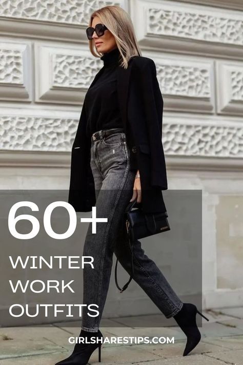 60+ Cute Casual Winter Outfits To Stay Cozy And Chic! | Winter Fashion Trends Simple Elegant Winter Outfits, Cold Weather Outfits Elegant, Elegant Dinner Outfit Winter, Casual But Dressy Outfits Winter, Classy Warm Outfits, Casual Office Outfits Winter, Winter Casual Chic Outfit For Women, Warm Dressy Winter Outfits, Winter Work Casual Outfits For Women