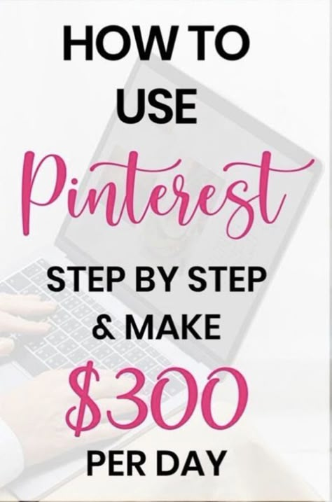 How to use pinterest step by step guide to make $300/day. Make Money From Pinterest, Colorful Outfits, How To Use Facebook, Money Making Jobs, Social Media Jobs, Work At Home, Earn Money From Home, Start Making Money, Remote Jobs