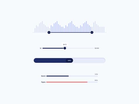 Progress Bar Ui Design, Slider Ui Design, Progress Bar Ui, Switch Ui, Slider Ui, Cta Button, Slider Web, Ui Buttons, Slider Bar