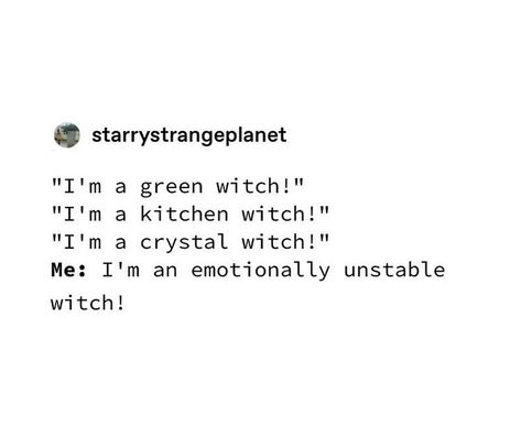 Witch Meme, Emotionally Unstable, Witch Quotes, A Kind Of Magic, Wiccan Spell Book, Celtic Culture, Pagan Witch, Baby Witch, Witch House