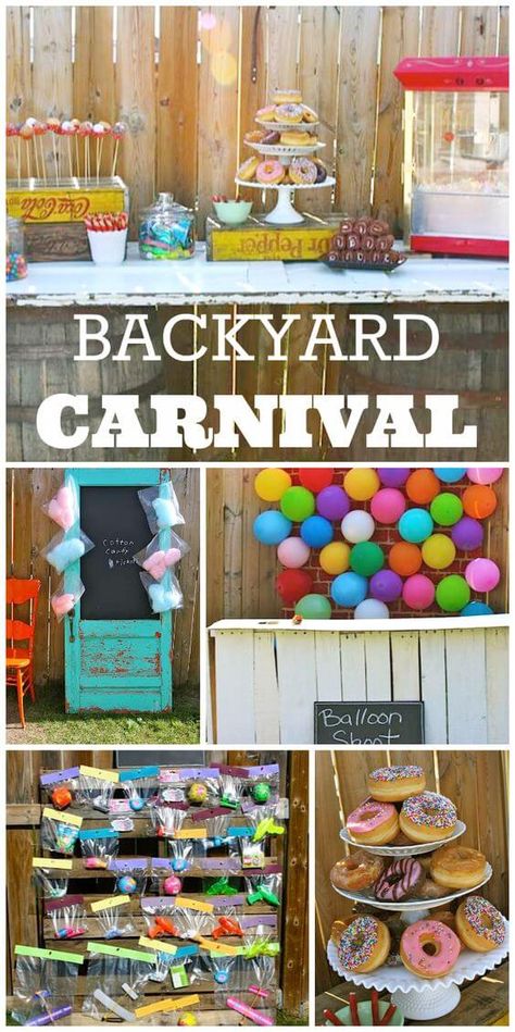 Backyard Carnival, Diy Graduation, Carnival Themed Party, Circus Birthday Party, Carnival Birthday Parties, Carnival Birthday, בר מצווה, Candy Bars, Boy Birthday Party