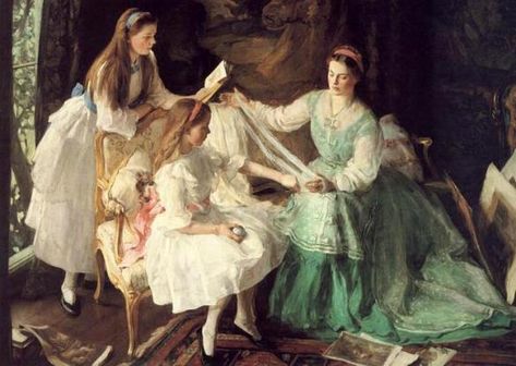 People Reading, Women Reading, Three Women, Historical Painting, Scottish Artists, Paintings I Love, Victorian Art, Classical Art, Old Art