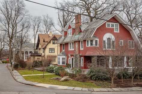 Living In ... Park Hill, Yonkers, N.Y. - The New York Times New York Houses Exterior, Suburban American House, New York Houses, Brindleton Bay, American Town, Yonkers New York, America Photo, Pretty Houses, Park Hill