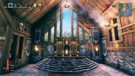 Valheim Interior, Valheim Castle, Ark Survival Evolved Tips, Valheim Builds, Ark Survival Evolved Bases, Nordic Architecture, Viking House, Conan Exiles, Castle Ideas