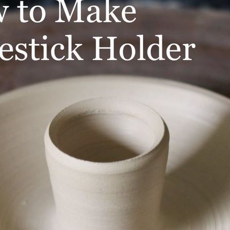 Melissa Chavez on Instagram: "How to make a candlestick holder! This is the perfect project to tackle in the fall, so that you can carry around your beautiful candlestick holder and feel like a character in a cozy book all fall and winter long 🕯️📖 I absolutely love mine and as you can see in the beginning clip, it it heavily used 😂 I need to get some more taper candles for sure. . If you guys make one of these please tag me and share it! I’d love to see how you glaze or decorate yours 😊 . . Pottery Candlestick Holders, In The Beginning, Long I, Taper Candles, A Character, Your Beautiful, In The Fall, Candlestick Holders, Fall And Winter