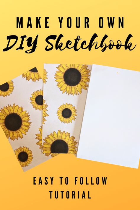 How To Make Your Own Sketchbook, How To Make A Sketchbook Diy, How To Make A Sketchbook, Diy Sketchbook Cover, Making A Sketchbook, Make Your Own Sketchbook, Diy Sketchbook, Manila Folder, Handmade Sketchbook