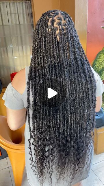 Locs by jelly💈💇‍♀️ on Instagram: "Small butterfly with curls at the end 😍 8500" Locs With Curls At The End, Locs With Curls, Small Butterfly, Locs, Jelly, The End, On Instagram, Instagram