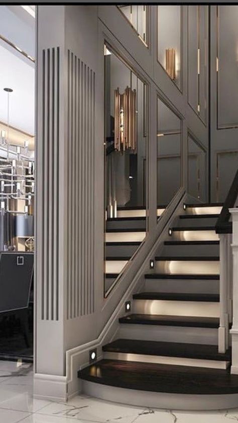 Staircase Wall Design, Stair Design Architecture, Staircase Interior Design, Staircase Design Modern, Staircase Railing Design, Stair Railing Design, Staircase Wall, Stairs Design Modern, Stairway Design