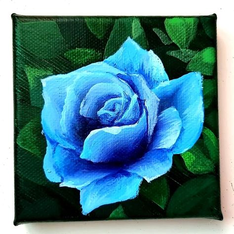 Blue Rose Acrylic Painting | art, artist, work of art, art of painting | Blue Rose Acrylic Painting #art #artist #artwork #acrylic #painting #eldrawingarts #paintingartwork #acrylicpainting #flowerpainting | By El Drawing Arts Blue Rose Painting, Hummingbird Painting Acrylic, Rose Acrylic Painting, Rose Painting Acrylic, Drawing Arts, Blue Drawings, Hummingbird Painting, Rose Oil Painting, Blue Flower Painting