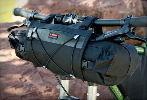 Handlebar Bag | By Bedrock Bike Gadgets, Doomsday Prepping, Bike Camping, Cycling Trips, Urban Survival, Handlebar Bag, Fat Bike, Bike Gear, Bike Bag