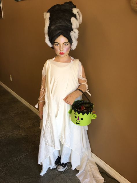 Bride of Frankenstein costume Diy Frankenstein Bride Costume, Frankenstein And Wife Costume, Diy Bride Of Frankenstein Costume, Frankenstein Costume Diy, Drawtober 2024, Frankenstein Wife, Bride Frankenstein, Bride Of Frankenstein Costume, Frankenstein Costume