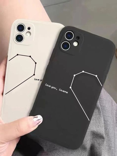 Couple Phone Cases Aesthetic, Matching Phone Cases Bff, Best Friend Phone Cases, Friend Phone Cases, Bff Cases, Case Iphone Couple, Phone Cases Cute, Crafts Corner, Bff Phone Cases