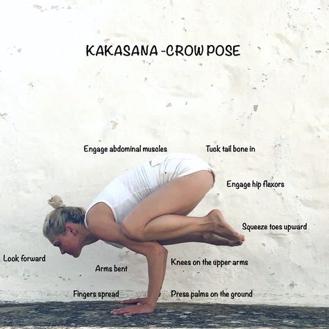 #yoga #yogateacher #yogaposes #yogaforbeginners #healthy #learnyoga #yogaphotography #corestrength #abworkout #armworkout #armbalance #yogaalignment Crow Pose Yoga, Crow Pose, Arm Balances, Learn Yoga, Pose Yoga, Yoga Photography, Upper Arms, Hip Flexor, Yoga Sequences